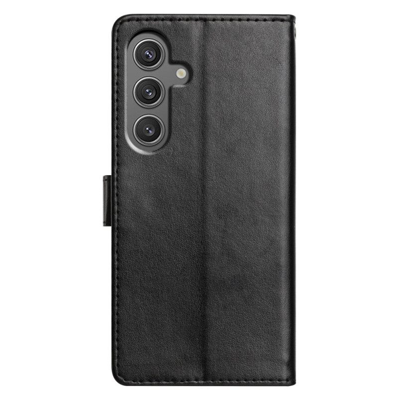 Θηκη Κινητου Samsung Galaxy S25 Plus 5g Θήκες Κινητών Απλό Τεχνητό Δέρμα Με Λουράκι