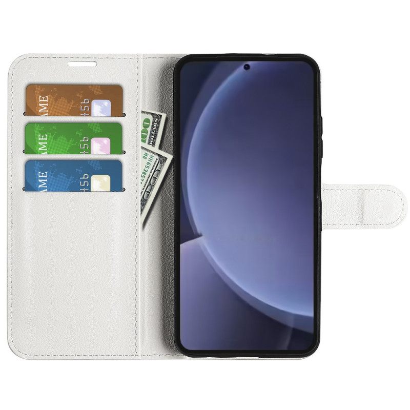 Θηκη Κινητου Samsung Galaxy S25 Plus 5g Θήκες Κινητών Κλασικό Δέρμα Lychee Faux