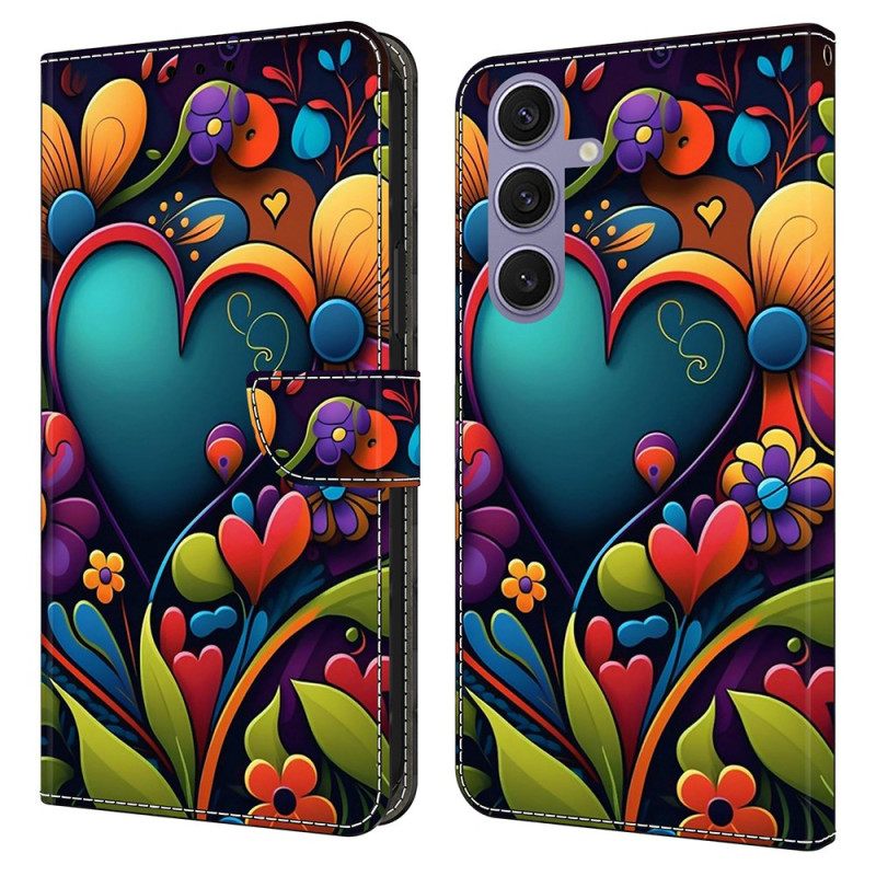 Θηκη Κινητου Samsung Galaxy S25 Plus 5g Θήκες Κινητών Ζωγραφισμένη Καρδιά