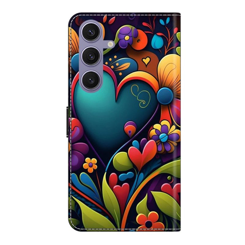 Θηκη Κινητου Samsung Galaxy S25 Plus 5g Θήκες Κινητών Ζωγραφισμένη Καρδιά