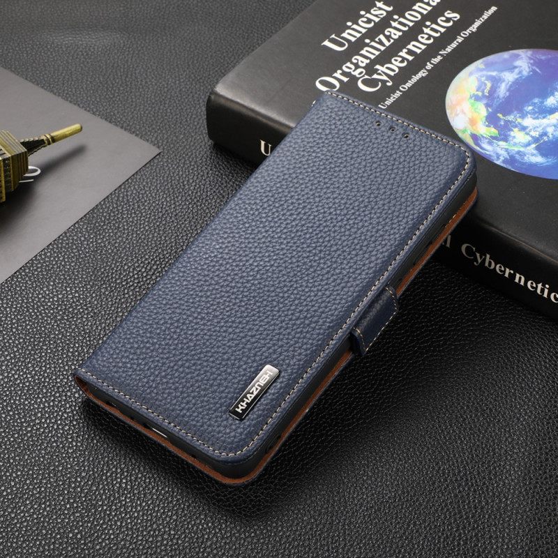 Κάλυμμα Samsung Galaxy M32 Litchi Leather Khazneh Rfid
