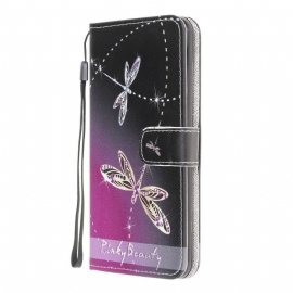 Κάλυμμα Samsung Galaxy M32 με κορδονι Strappy Dragonflies