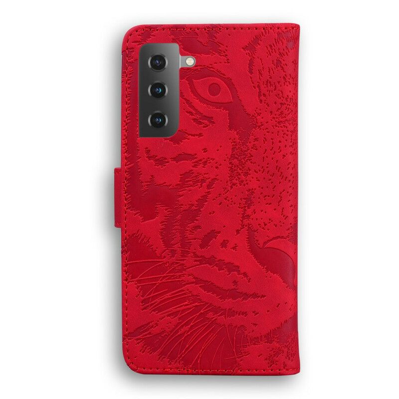 Κάλυμμα Samsung Galaxy S21 Plus 5G Εκτύπωση Προσώπου Tiger