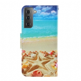Κάλυμμα Samsung Galaxy S21 Plus 5G με κορδονι Strappy Beach