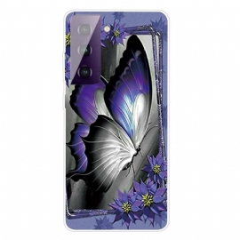θηκη κινητου Samsung Galaxy S21 Plus 5G Βασιλική Πεταλούδα