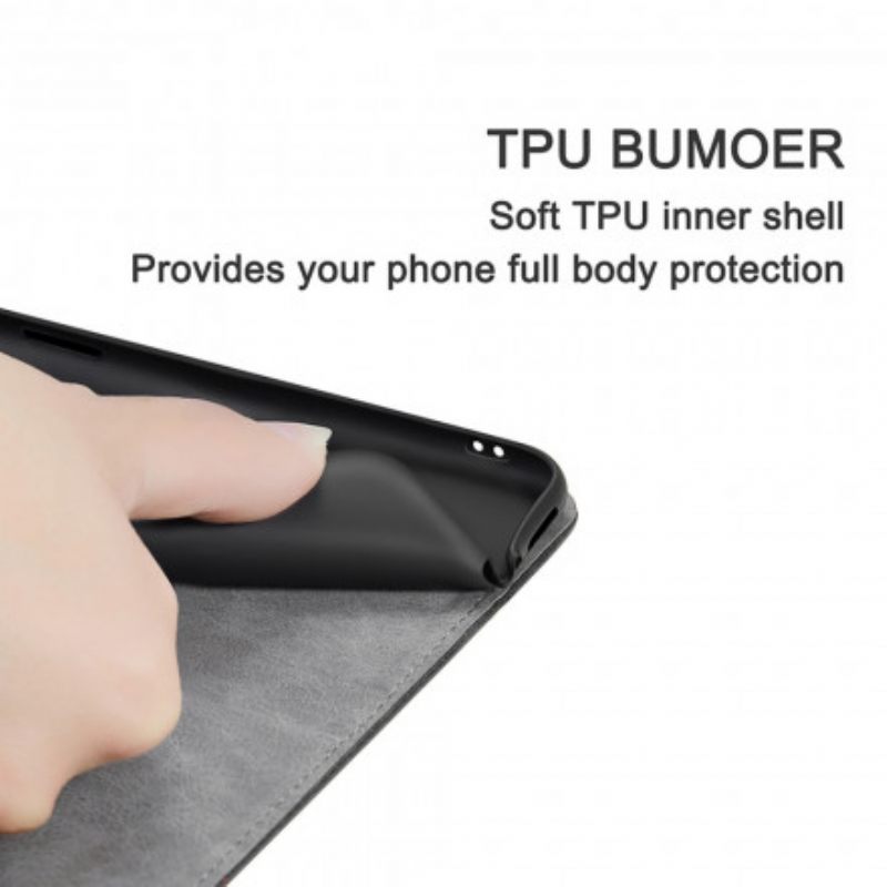θηκη κινητου Samsung Galaxy S21 Plus 5G Θήκη Flip Δερμάτινο Εφέ Δύο Τόνων