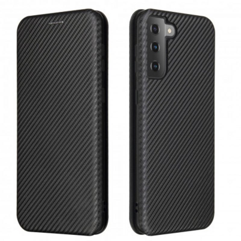 θηκη κινητου Samsung Galaxy S21 Plus 5G Θήκη Flip Ίνα Άνθρακα