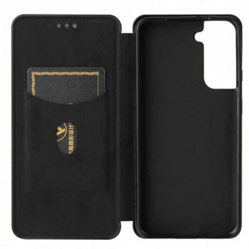 θηκη κινητου Samsung Galaxy S21 Plus 5G Θήκη Flip Ίνα Άνθρακα