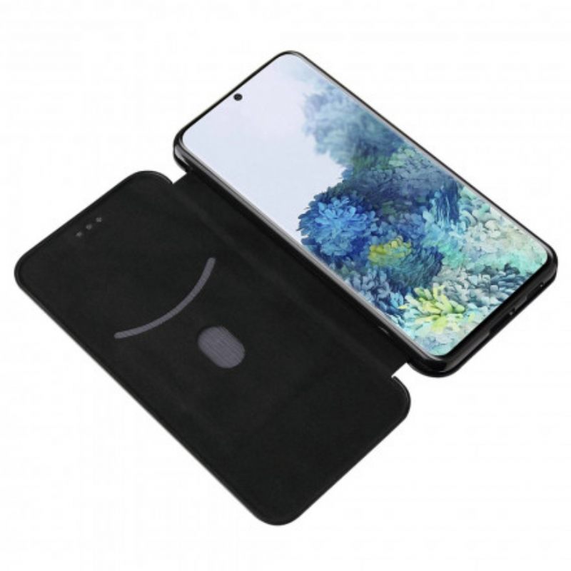 θηκη κινητου Samsung Galaxy S21 Plus 5G Θήκη Flip Ίνα Άνθρακα