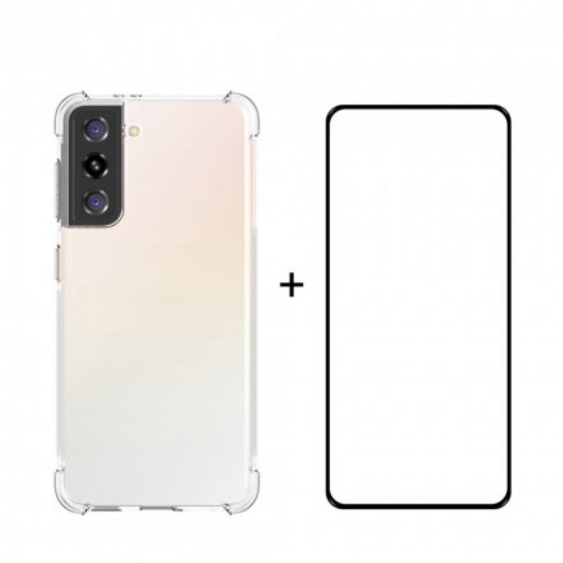 Θήκη Samsung Galaxy S21 Plus 5G Combo Και Enkay Tempered Glass