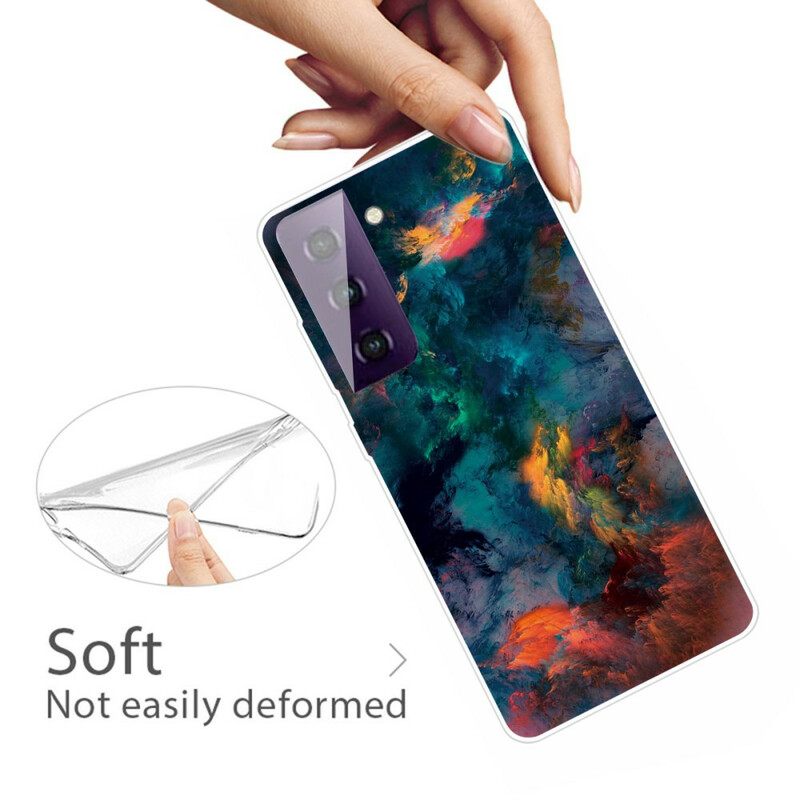Θήκη Samsung Galaxy S21 Plus 5G Έγχρωμα Σύννεφα