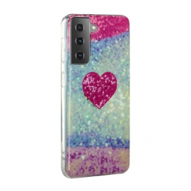 Θήκη Samsung Galaxy S21 Plus 5G Glitter Heart