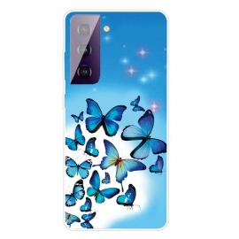 Θήκη Samsung Galaxy S21 Plus 5G Πεταλούδες Πεταλούδες