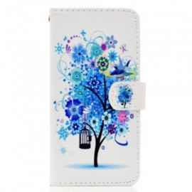 Κάλυμμα Huawei Y5 2018 Ανθισμένο Μπλε Δέντρο