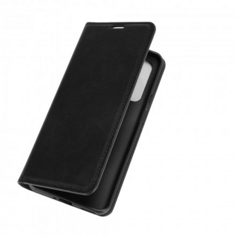 θηκη κινητου OnePlus 9 Θήκη Flip Εφέ Δέρματος Από Μαλακό Μετάξι