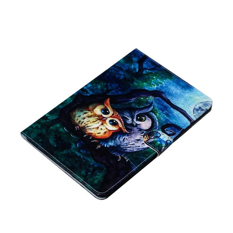 δερματινη θηκη Huawei MatePad T 8 Ζωγραφική Κουκουβάγιες