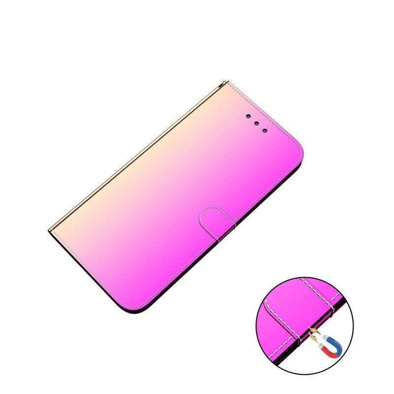 Κάλυμμα Samsung Galaxy M11 Κάλυμμα Καθρέφτη Από Συνθετικό Δέρμα