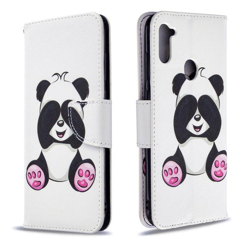 Κάλυμμα Samsung Galaxy M11 Panda Fun