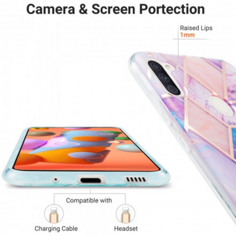 θηκη κινητου Samsung Galaxy M11 Μάρμαρο Ultra Design