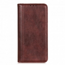 θηκη κινητου Poco M5s Θήκη Flip Έκδοση Litchi Split Leather