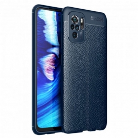 Θήκη Poco M5s Leather Effect Litchi Διπλή Σειρά