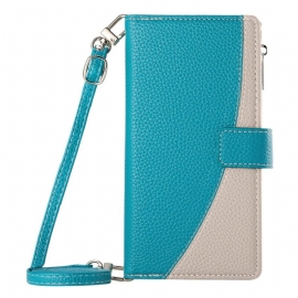 Δερματινη Θηκη Xiaomi 17 Δίχρωμο Με Λουράκια