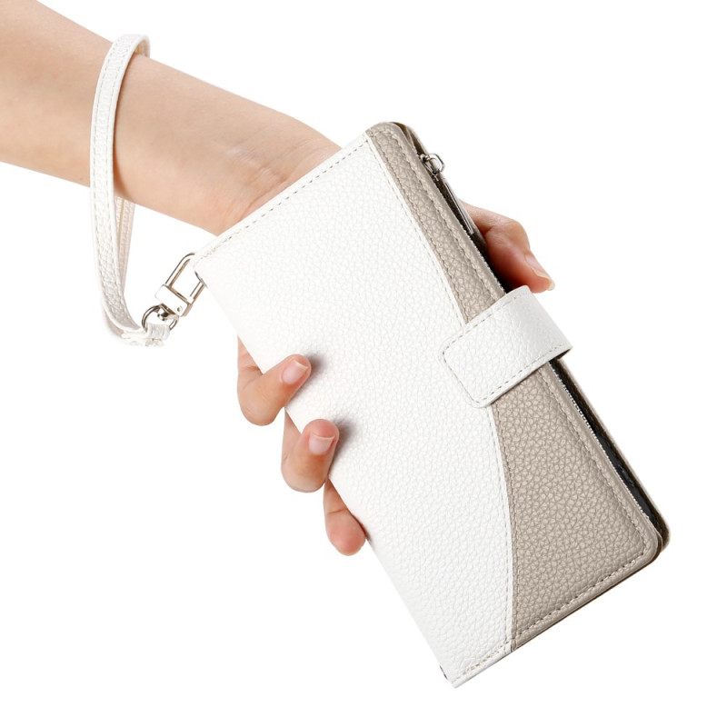 Δερματινη Θηκη Xiaomi 17 Δίχρωμο Με Λουράκια