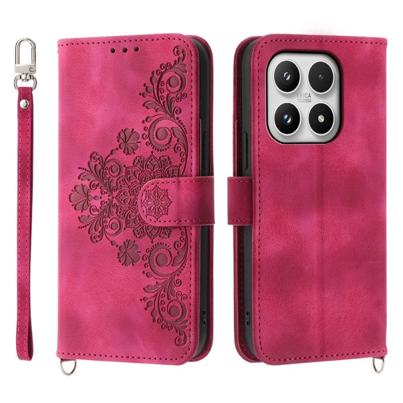 Δερματινη Θηκη Xiaomi 17 Εφέ Σουέτ Με Δαντέλα