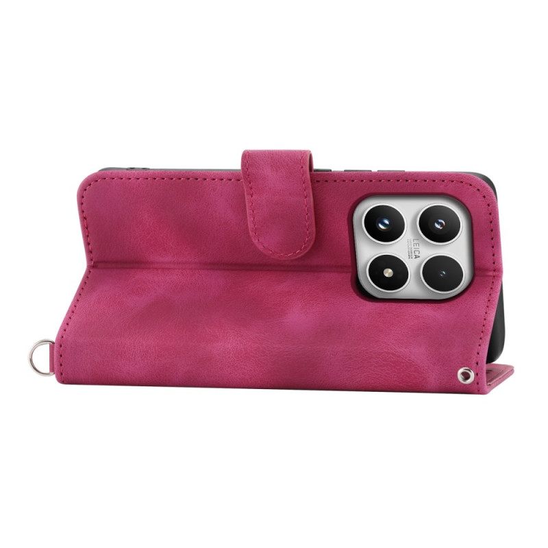 Δερματινη Θηκη Xiaomi 17 Εφέ Σουέτ Με Δαντέλα