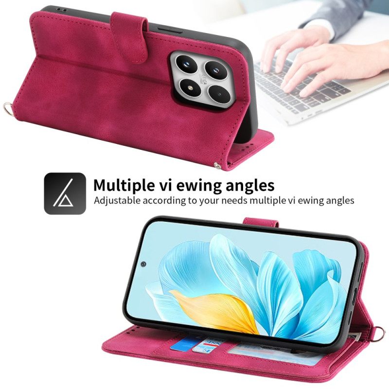 Δερματινη Θηκη Xiaomi 17 Εφέ Σουέτ Με Δαντέλα