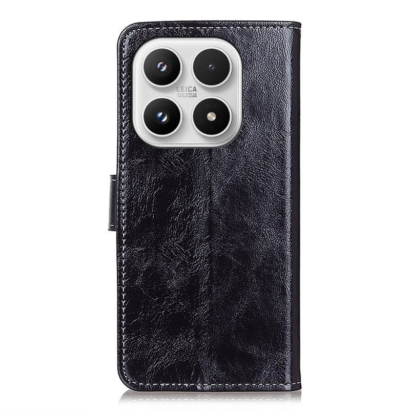 Δερματινη Θηκη Xiaomi 17 Γυαλιστερό Σιλικόνης