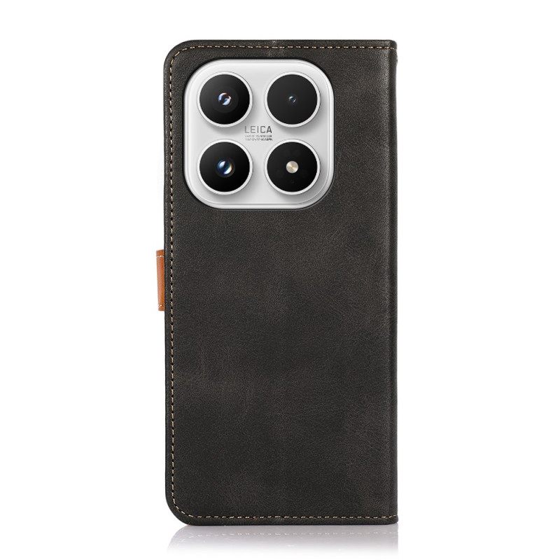 Δερματινη Θηκη Xiaomi 17 Khazneh Χρυσό Κούμπωμα