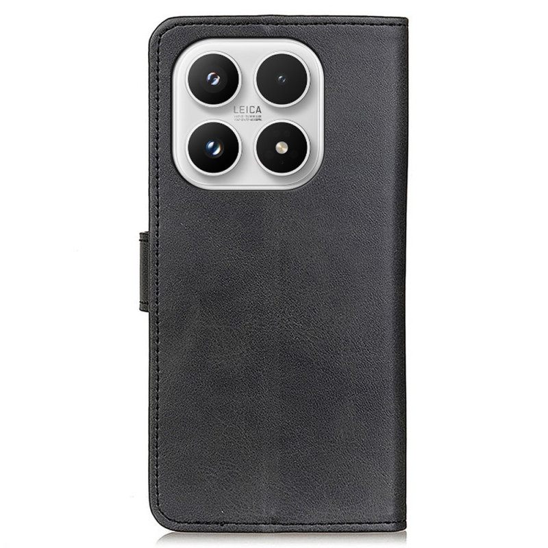 Δερματινη Θηκη Xiaomi 17 Ματ Δέρμα Λουστρίνι Σιλικόνης