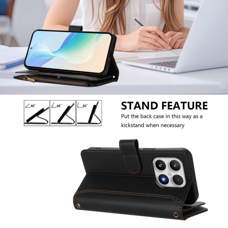 Δερματινη Θηκη Xiaomi 17 Πορτοφόλι Με 9 Υποδοχές Καρτών