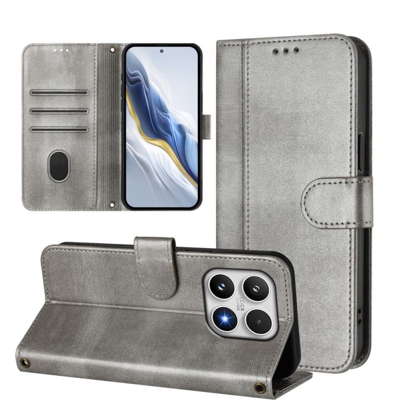 Δερματινη Θηκη Xiaomi 17 Ρετρό Σχεδιασμός