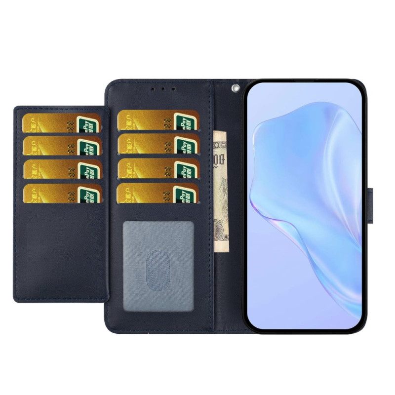 Δερματινη Θηκη Xiaomi 17 Στυλ Καθαρής Γραμμής Σιλικόνης