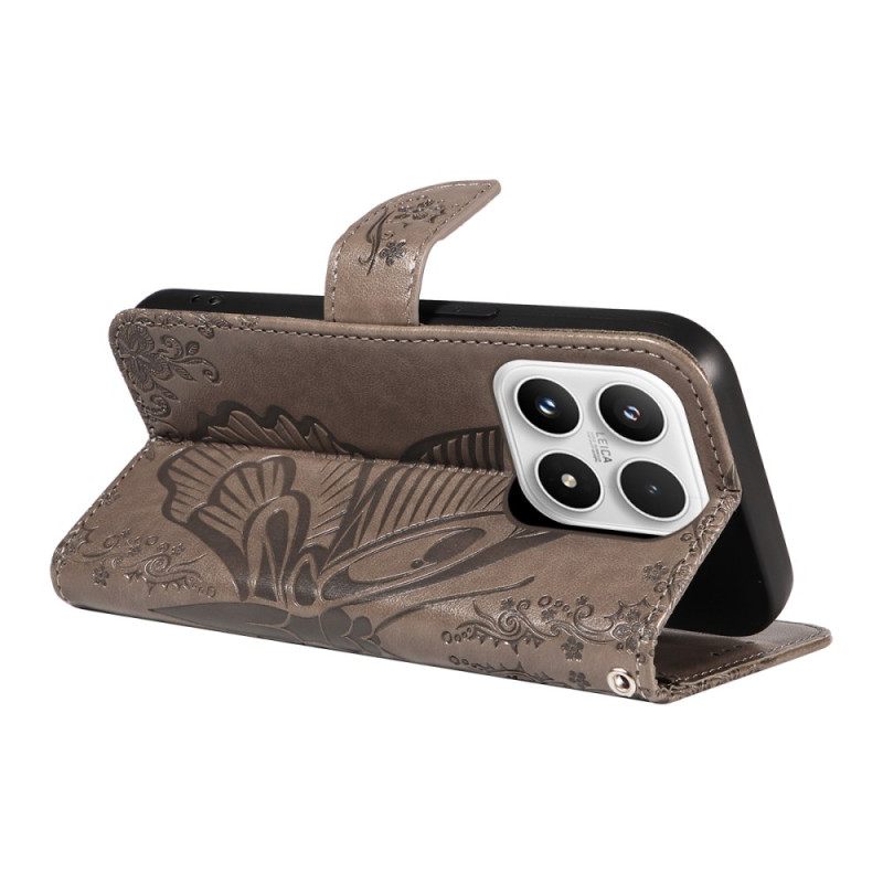 Δερματινη Θηκη Xiaomi 17 Σχέδιο Πεταλούδας