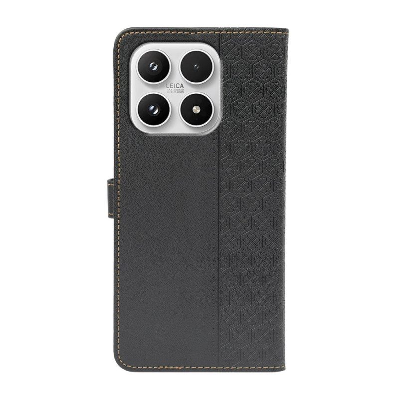 Δερματινη Θηκη Xiaomi 17 Τετράφυλλο Clover Σιλικόνης