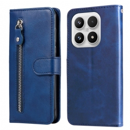 Δερματινη Θηκη Xiaomi 17 Τσέπη Με Φερμουάρ Σιλικόνης