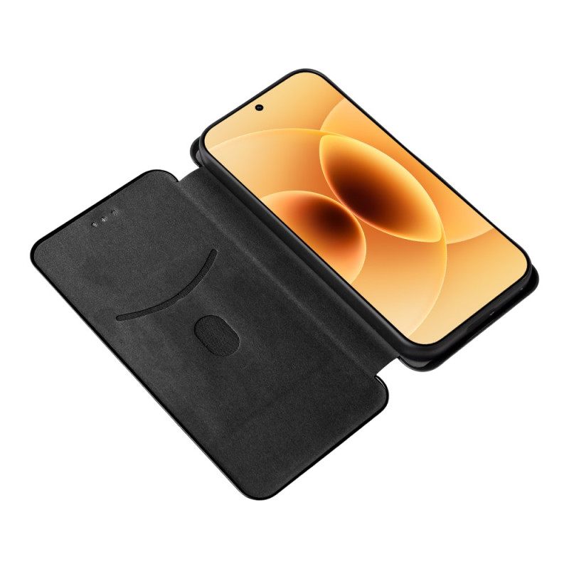 Δερματινη Θηκη Xiaomi 17 Υφή Από Ίνες Άνθρακα Σιλικόνης