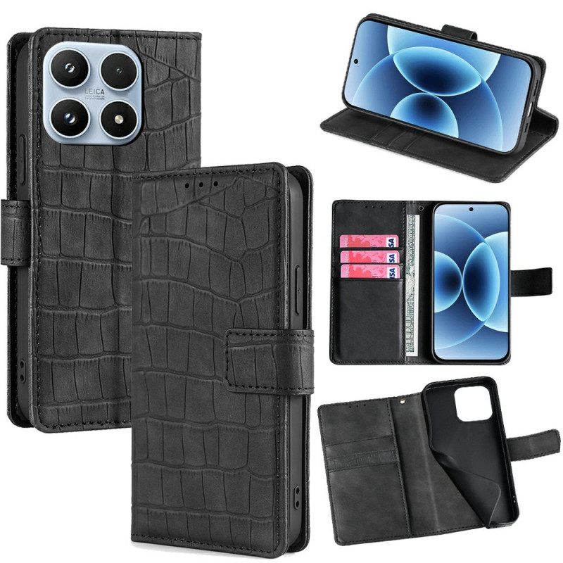 Δερματινη Θηκη Xiaomi 17 Υφή Κροκόδειλου Σιλικόνης