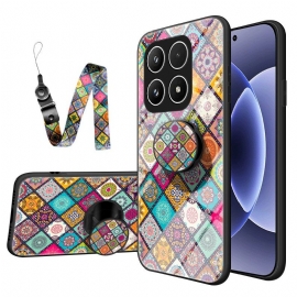 Κάλυμμα Xiaomi 17 Βάση Patchwork Με Λουράκι