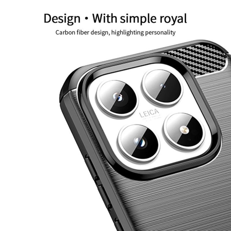 Κάλυμμα Xiaomi 17 Βουρτσισμένες Ίνες Άνθρακα