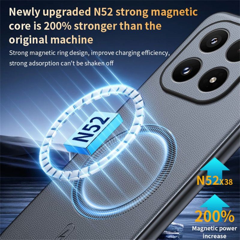 Κάλυμμα Xiaomi 17 Δερμάτινο Στυλ Magsafe