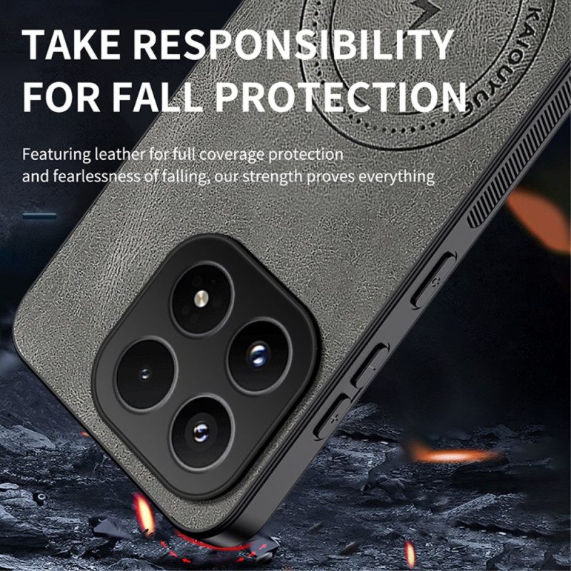 Κάλυμμα Xiaomi 17 Εφέ Δέρματος Magsafe Σιλικόνης