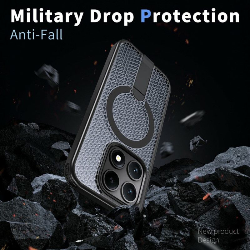 Κάλυμμα Xiaomi 17 Μαγνητική Υφή Πλέγματος Με Βάση Στήριξης