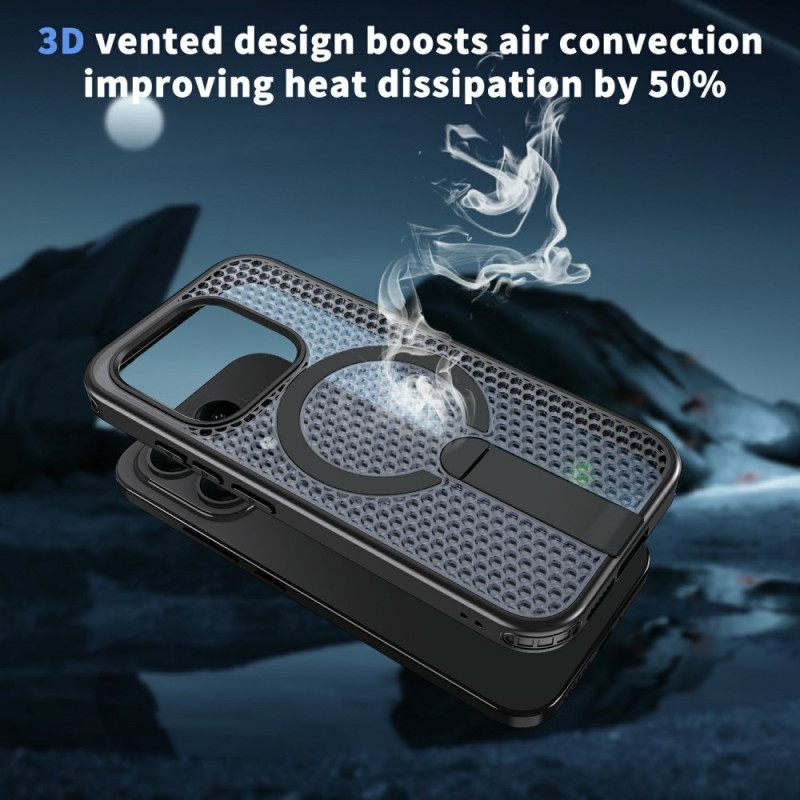 Κάλυμμα Xiaomi 17 Μαγνητική Υφή Πλέγματος Με Βάση Στήριξης