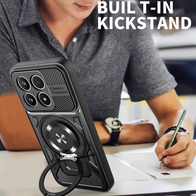 Κάλυμμα Xiaomi 17 Μαγνητικό Με Περιστρεφόμενη Βάση Σιλικόνης