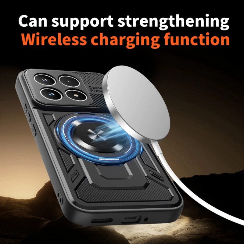 Κάλυμμα Xiaomi 17 Μαγνητικό Με Περιστρεφόμενη Βάση Σιλικόνης