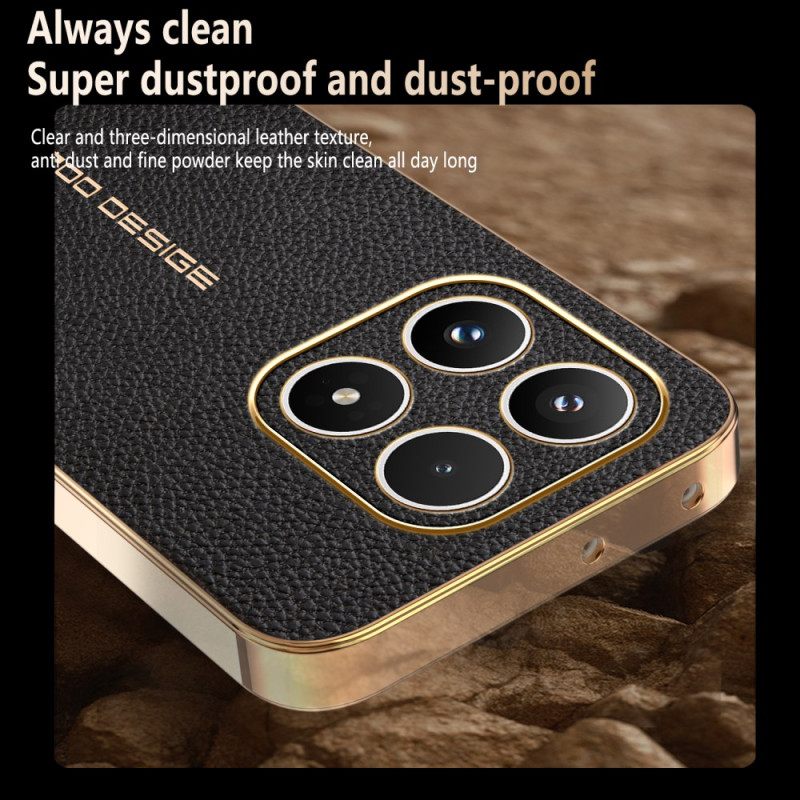 Κάλυμμα Xiaomi 17 Υφή Lychee Κατά Των Γρατσουνιών